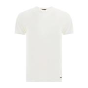 Hvit T-skjorte - Regular Fit - 100% Bomull