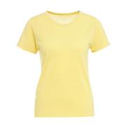Gul T-skjorte for kvinner