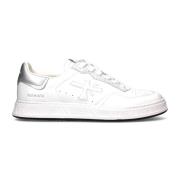 Lave Hvite/Sølv Sneakers