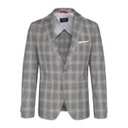 Brun Formell Blazer Oppgrader Eleganse