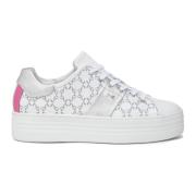 Hvite Sneakers E409951D Stilig Design