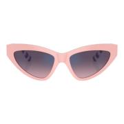 Rosa Gradient Linse Cat-Eye Solbriller