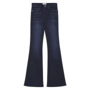 Høy Midje Flare Jeans