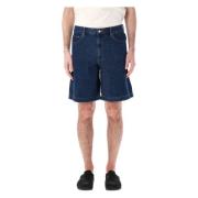 Indigo Vask Denim Shorts
