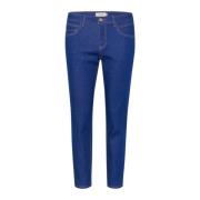 Sterk Blå Cream Crjosefine 7/8 Denim Jeans Shape Fit - Blå Jeans