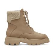 Beige Lukkede Booties