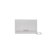 Silver Accessorize Lurex Box Clutch Acc Bags Bags Eve