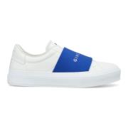 City Sport Hvit/Blå Slip-On Sneakers