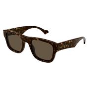 Firkantet solbriller Havana Tortoise Style Gg1427S