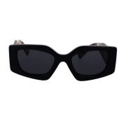 Oversized Solbriller med Uregelmessig Form