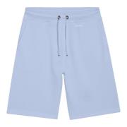 Blue Calvin Klein Nano Logo Cot Modal Sweatshorts Shorts