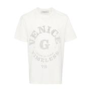 Venice Logo Print T-skjorte
