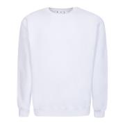 Hvit Crewneck Sweatshirt for Kvinner
