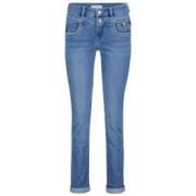 Blå Red Button Sienna Zip Stone Used Jeans Bukse