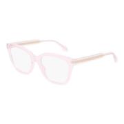 Transparent Light Pink Eyewear Frames