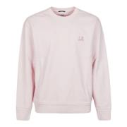 Himmelsk Rosa Diagonal Fleece Sweatshirt
