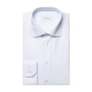 Blå Eton Skjorter Contemporary Fine Striped Twill Shirt Skjorte