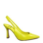 Lime Nappa Slingback