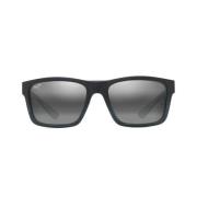 Sorte solbriller med Teal Striper