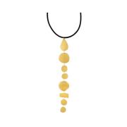 Gull Dansk Smykkekunst Alaya Long Organic Necklace