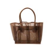 Brun Mesh Tote Bag