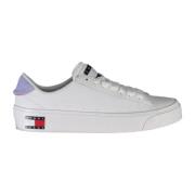 Hvit Polyester Sneaker