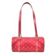 Pre-owned Rodt lerret Louis Vuitton Papillon