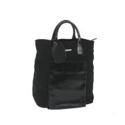 Pre-owned Svart lerret Gucci Tote