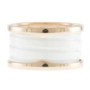 Pre-owned Gull Rose Gull Bvlgari Ring