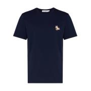 Blå Fox Logo T-skjorte