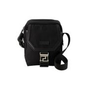 Svart nylon Versace Crossbody Bag