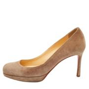 Pre-owned Suede heels