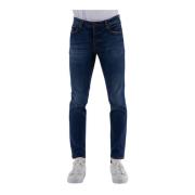 Slim-fit Bomull Jeans