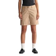 Beige Gant Lightweight Chino Shorts Shorts