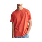Burnt Orange Reg Shield Grafisk T-skjorte