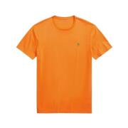 Custom Slim Fit Oransje Polo Skjorte