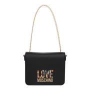 Rhinestone Logo Shoulder bag