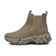 Silver Mink/Camouflage Woden Siri Waterproof Rubber Boots