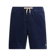 Corduroy Shorts - Marineblå