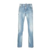 Italienske Slim-Fit Jeans