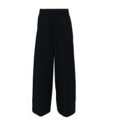 Svarte bukser for kvinner Ss24