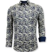 Luksus Design Skjorter - Digitalt Trykk Slim Fit - 3043