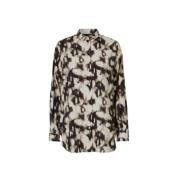 Animal Print Bluse Alfrida