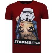 Stormbitch Rhinestone - Herre T-skjorte - 5770B
