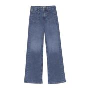 Denim Lois Plata- Stone Linen Jeans
