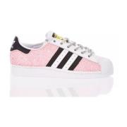 Hvit Rosa Sneakers Kvinner