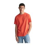 Klassisk Burnt Orange Shield T-Shirt