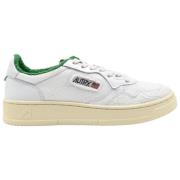 Hvit Grønn Lave Top Sneakers