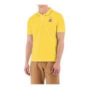 Brodert Stretch Herre Polo Skjorte