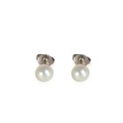 Pre-owned White Gold earrings